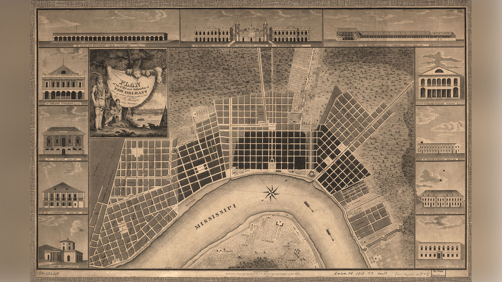 The contents of the Library of Congress Louisiana: European Explorations and the Louisiana Purchase are in the public domain and are free to use and reuse. Courtesy  Library of Congress, Geography and Map Division, Louisiana: European Explorations and the Louisiana Purchase.