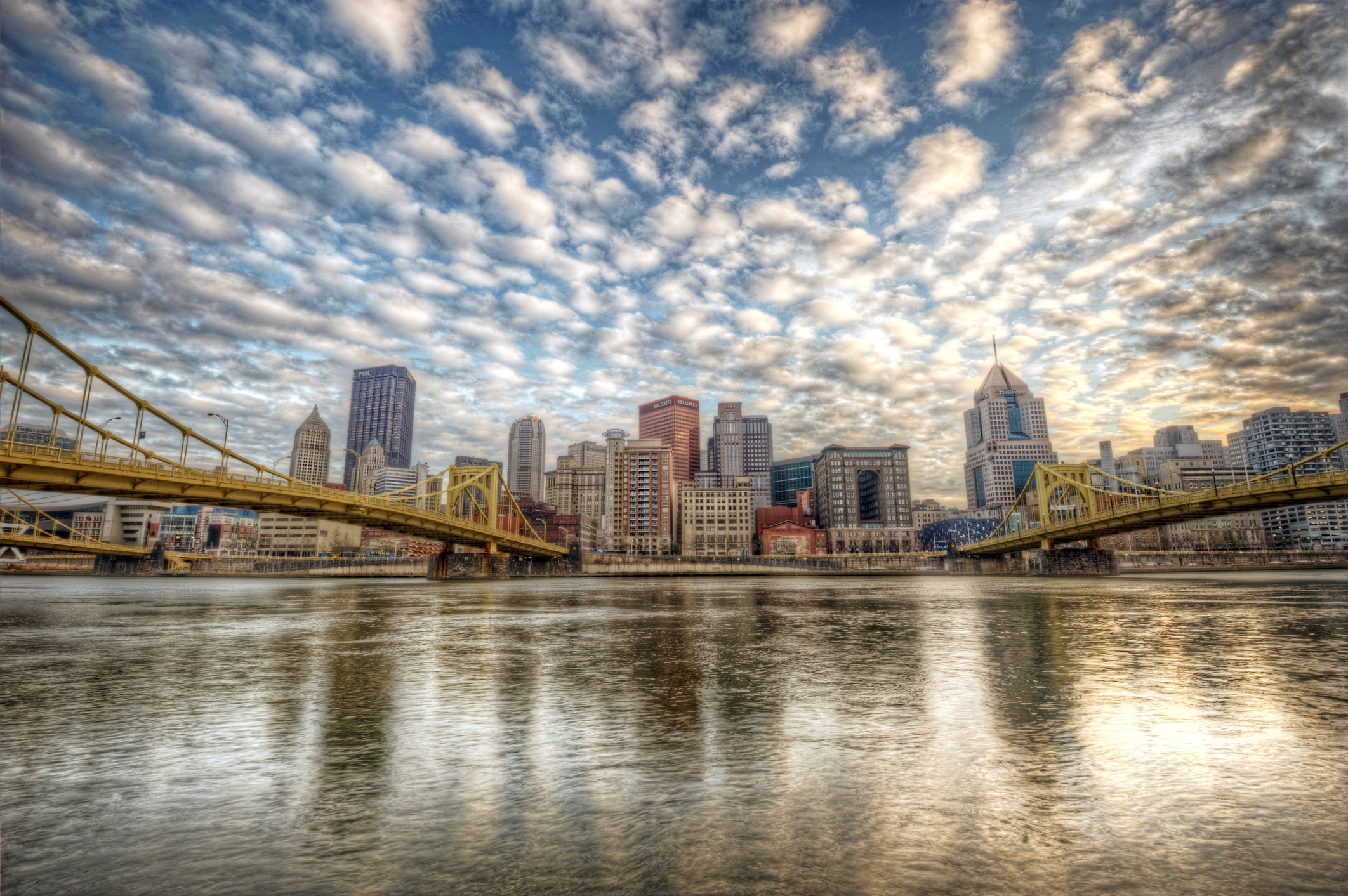 Pittsburgh skyline from North Shore of Pittsburgh.