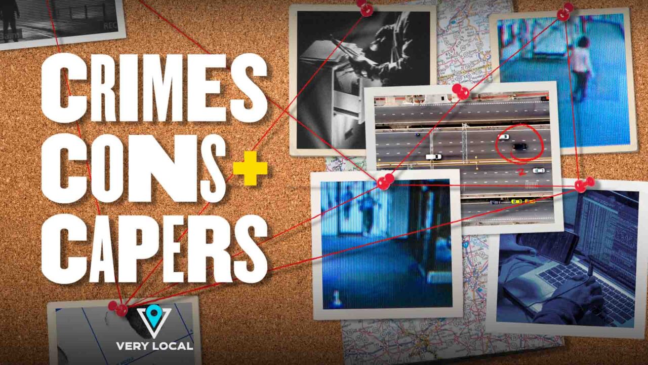 Watch Crimes, Cons and Capers episodes for FREE on the Very Local app. 