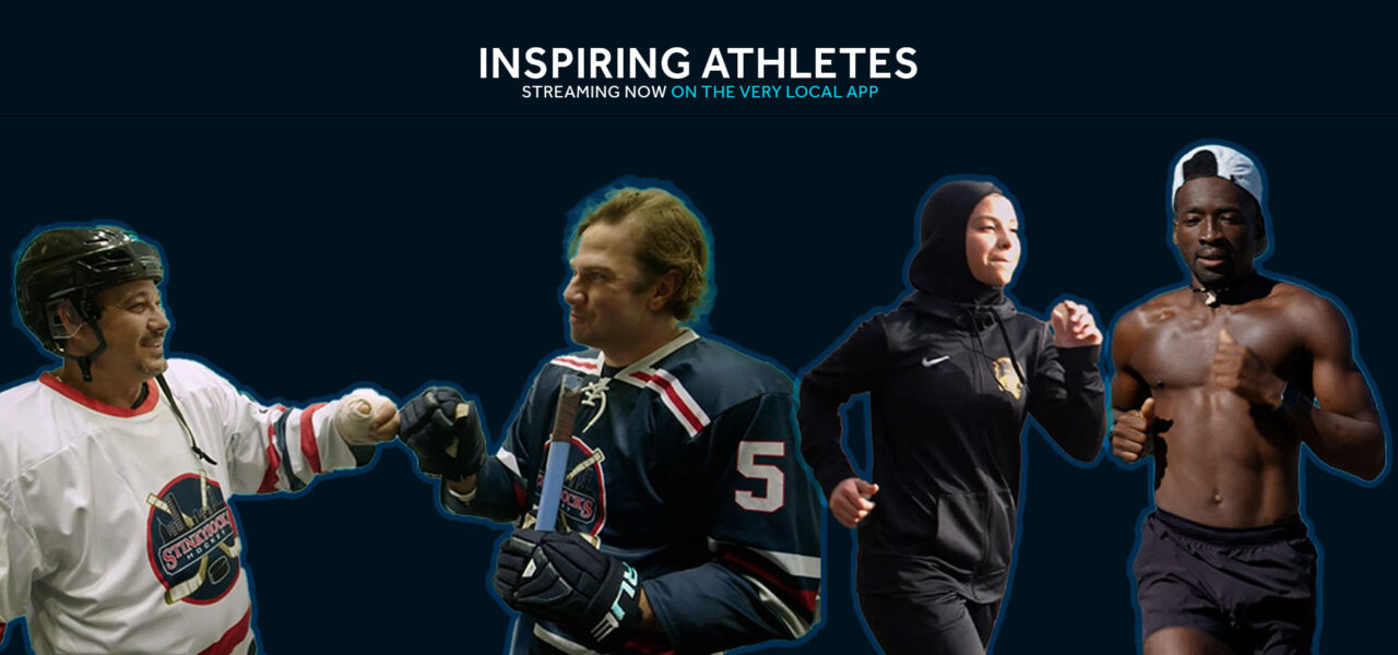 Stream stories of inspiring athletes for free on Very Local.