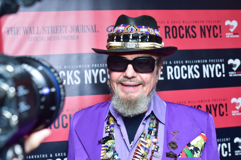 NEW YORK, NY - MARCH 09:  Dr. John attends John Varvatos &amp; Greg Williamson Present Love Rocks NYC Concert Benefiting God's Love: Red Carpet on March 9, 2017 in New York City.  (Photo by Sean Zanni/Patrick McMullan via Getty Imagess)