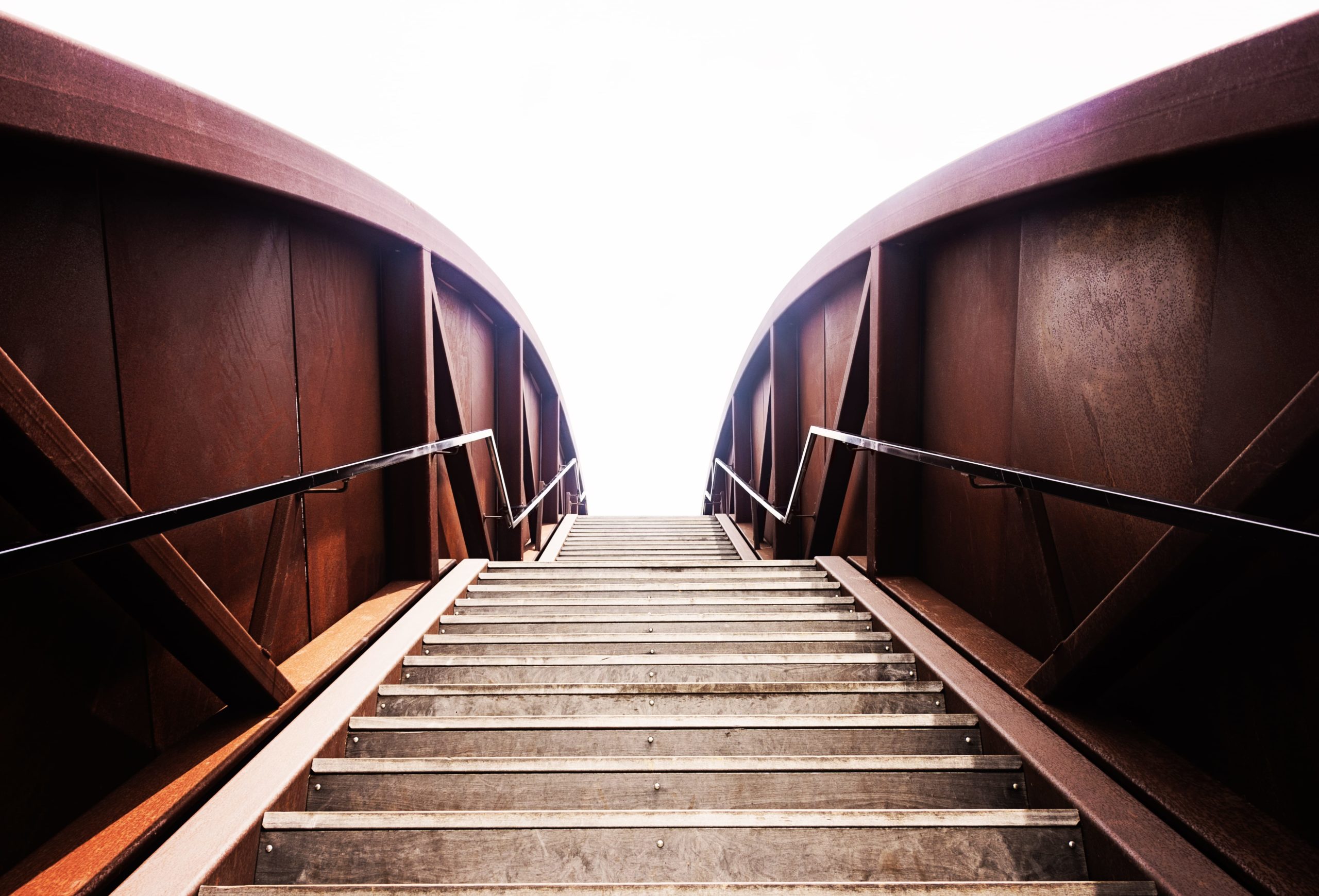 USA, Louisiana, New Orleans, Low angle view of staircase