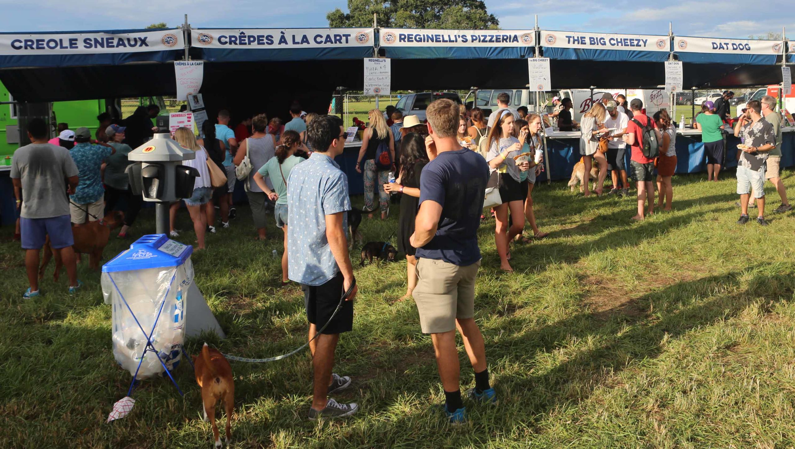 Visitors check out the various food and drink vendors during the 9th Annual NOLA on Tap Beer Festival at City Park in New Orleans on Saturday, September 22, 2018.  (Photo by Peter G. Forest)  Instagram:  @forestphoto_llc