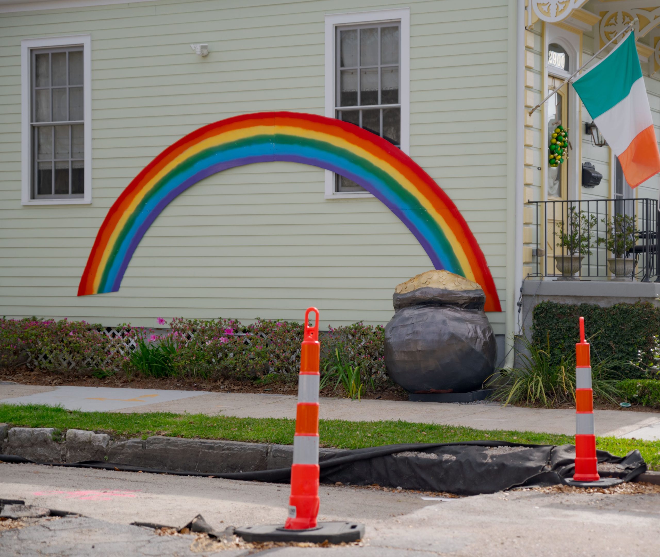 st. patrick's day house floats