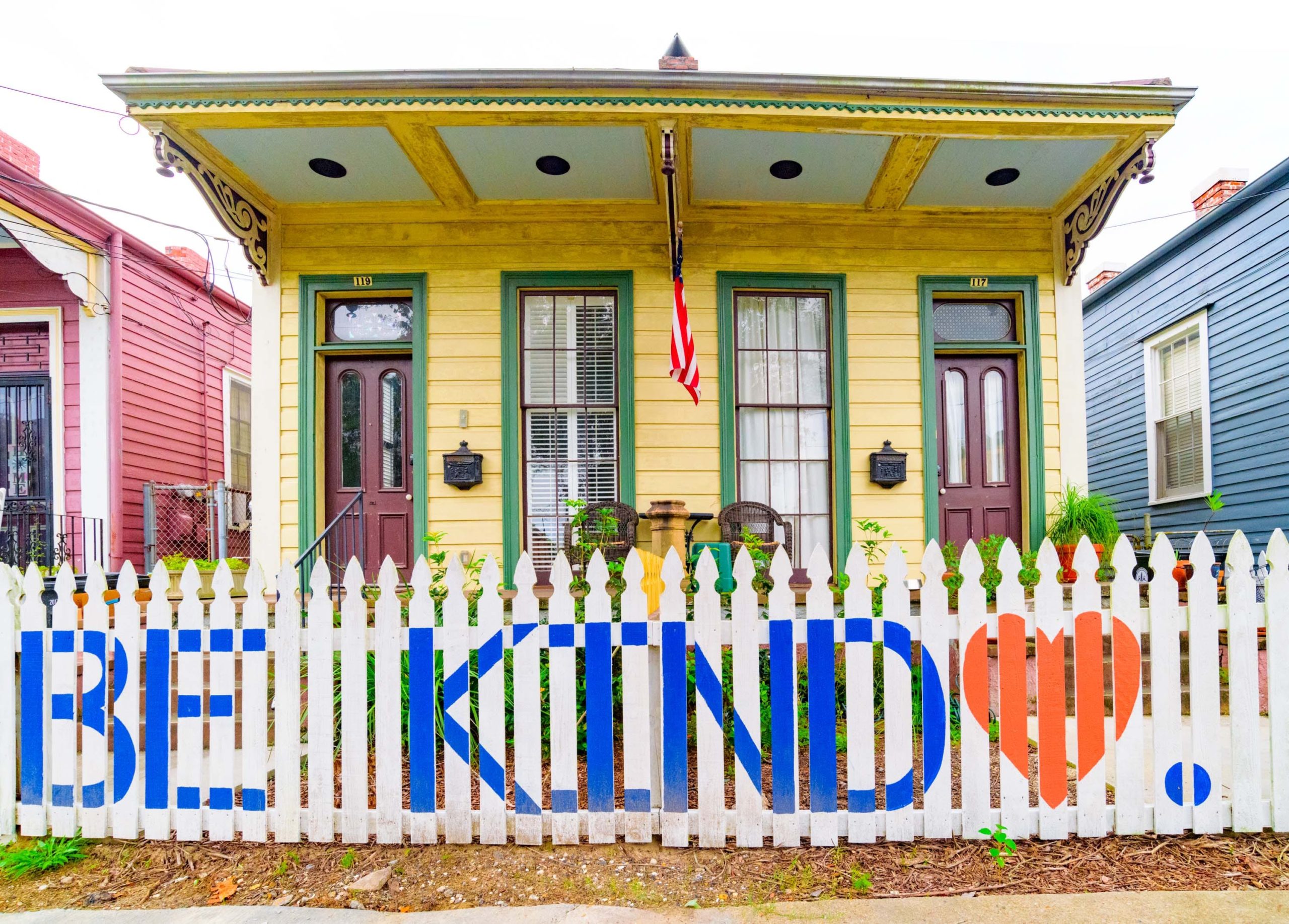 #TheOrnateOutdoors : A white picket fence urges people to “BE KIND ❤️” in the Algiers neighborhood. The neighborhood was colonized by the French in 1719 a year after New Orleans in 1718. One theory for the neighborhood’s name is that it is like the countries of France and Algeria with its capital city, Algiers, that are separated by the Mediterranean Sea, while New Orleans and Algiers are separated by the Mississippi River. It’s also known as the 15th Ward from when the city elected leaders from 17 wards. Though the wards weren’t used after 1912 they are still used to identify neighborhoods in New Orleans like the Upper and Lower 9th Ward. Photo by @MattHintonPhoto for @VeryLocalNOLA
#AlgiersLouisiana #AlgiersNewOrleans #vlnola #Louisiana #NewOrleans #AlgiersPoint #decor #decoratedhomes #ornateorleans #exploreneworleans #ornateoutdoors #bekind #ornateoutdoors #westbank
#TheOrnateOutdoors : A closed Gulf filling station is seen in the Algiers neighborhood of New Orleans. Gulf Oil began with the discovery of the oil at Spindletop in Beaumont, Texas along the Gulf Coast in 1901. In 1984 the company merged with Standard Oil Company of California also known as Chevron and many of the old Gulf stations were closed. The neighborhood was colonized by the French in 1719 a year after New Orleans in 1718. One theory for the neighborhood’s name is that it is like the countries of France and Algeria with its capital city, Algiers, that are separated by the Mediterranean Sea, while New Orleans and Algiers are separated by the Mississippi River. It’s also known as the 15th Ward from when the city elected leaders from 17 wards. Though the wards weren’t used after 1912 they are still used to identify neighborhoods in New Orleans like the Upper and Lower 9th Ward. Photo by @MattHintonPhoto for @VeryLocalNOLA
#AlgiersLouisiana #AlgiersNewOrleans #vlnola #Louisiana #NewOrleans #GulfOil #AlgiersPoint #fleurdelis #decor #decoratedhomes #ornateorleans #exploreneworleans #ornateoutdoors #westbank
#TheOrnateOutdoors : A common problem in New Orleans but especially in the Algiers neighborhood is the subsidence or sinking ground that often leads to potholes as this ornate sign warns. Photo by @MattHintonPhoto for @VeryLocalNOLA
#AlgiersLouisiana #AlgiersNewOrleans #vlnola #Louisiana #NewOrleans #AlgiersPoint #decor #decoratedhomes #ornateorleans #exploreneworleans #ornateoutdoors #potholes #westbank
#TheOrnateOutdoors : A bicycle built for two emerges from a planter in the Algiers neighborhood of New Orleans. One theory for the neighborhood’s name is that it is like the countries of France and Algeria with its capital city, Algiers, that are separated by the Mediterranean Sea, while New Orleans and Algiers are separated by the Mississippi River. Photo by @MattHintonPhoto for @VeryLocalNOLA
#AlgiersLouisiana #AlgiersNewOrleans #vlnola #Louisiana #NewOrleans #AlgiersPoint #decor #decoratedhomes #ornateorleans #exploreneworleans #ornateoutdoors #tandembicycle  #westbank
#TheOrnateOutdoors : These piano-key stairs and painted walls featuring a New Orleans jazz band and second line were created by African-American artist Charles Gillam, @charlesandsusangillam_ , and the stairs are an entrance to top of the levee walking path on the West Bank of the Mississippi River in the Algiers neighborhood. Algiers was home to African-American jazz pioneers and rhythm and blues. Photo by @MattHintonPhoto for @VeryLocalNOLA
#AlgiersLouisiana #AlgiersNewOrleans #vlnola #Louisiana #NewOrleans #AlgiersPoint #decor #decoratedhomes #ornateorleans #exploreneworleans #ornateoutdoors #charlesgillam #folkart #jazzband #secondline #westbank
#TheOrnateOutdoors : A biplane appears to fly the blue sky reflected in a window in the Algiers neighborhood of New Orleans. One theory for the neighborhood’s name is that it is like the countries of France and Algeria with its capital city, Algiers, that are separated by the Mediterranean Sea, while New Orleans and Algiers are separated by the Mississippi River. Photo by @MattHintonPhoto for @VeryLocalNOLA
#AlgiersLouisiana #AlgiersNewOrleans #vlnola #Louisiana #NewOrleans #AlgiersPoint #decor #decoratedhomes #ornateorleans #exploreneworleans #ornateoutdoors #biplane #modelplane #westbank
#TheOrnateOutdoors : The outside of home in New Orleans is decorated with the signs for the #SayTheirNames movement. The movement started in 2014 with the hashtag #SayHerName by the African American Policy Forum that sought to bring awareness to the often invisible names and stories of black people who have been victimized by police violence. Photo by @MattHintonPhoto for @VeryLocalNOLA
#AlgiersLouisiana #AlgiersNewOrleans #vlnola #Louisiana #NewOrleans #AlgiersPoint #decoratedhomes #ornateorleans #ornateoutdoors  #westbank #SayTheirNames #BlackLivesMatter #SayHerName
#TheOrnateOutdoors :The Bird-of-paradise flower, Strelitzia reginae, is native to South Africa but is on display in the Algiers neighborhood of New Orleans. Photo by @MattHintonPhoto for @VeryLocalNOLA
#AlgiersLouisiana #AlgiersNewOrleans #vlnola #Louisiana #NewOrleans #AlgiersPoint #decor #decoratedhomes #ornateorleans #exploreneworleans #ornateoutdoors #birdofparadiseflower #birdofparadise
#TheOrnateOutdoors : A couple in Algiers changes the decorations of their home depending on the season with this set representing Summer. The flowers, flamingos, butterflies, and other plants and animals including  some live birds in the blue birdcage in the shade. Photo by @MattHintonPhoto for @VeryLocalNOLA
#AlgiersLouisiana #AlgiersNewOrleans #vlnola #Louisiana #NewOrleans #AlgiersPoint #decor #decoratedhomes #ornateorleans #exploreneworleans #ornateoutdoors #flamingos #birds #butterflies  #summertime #westbank