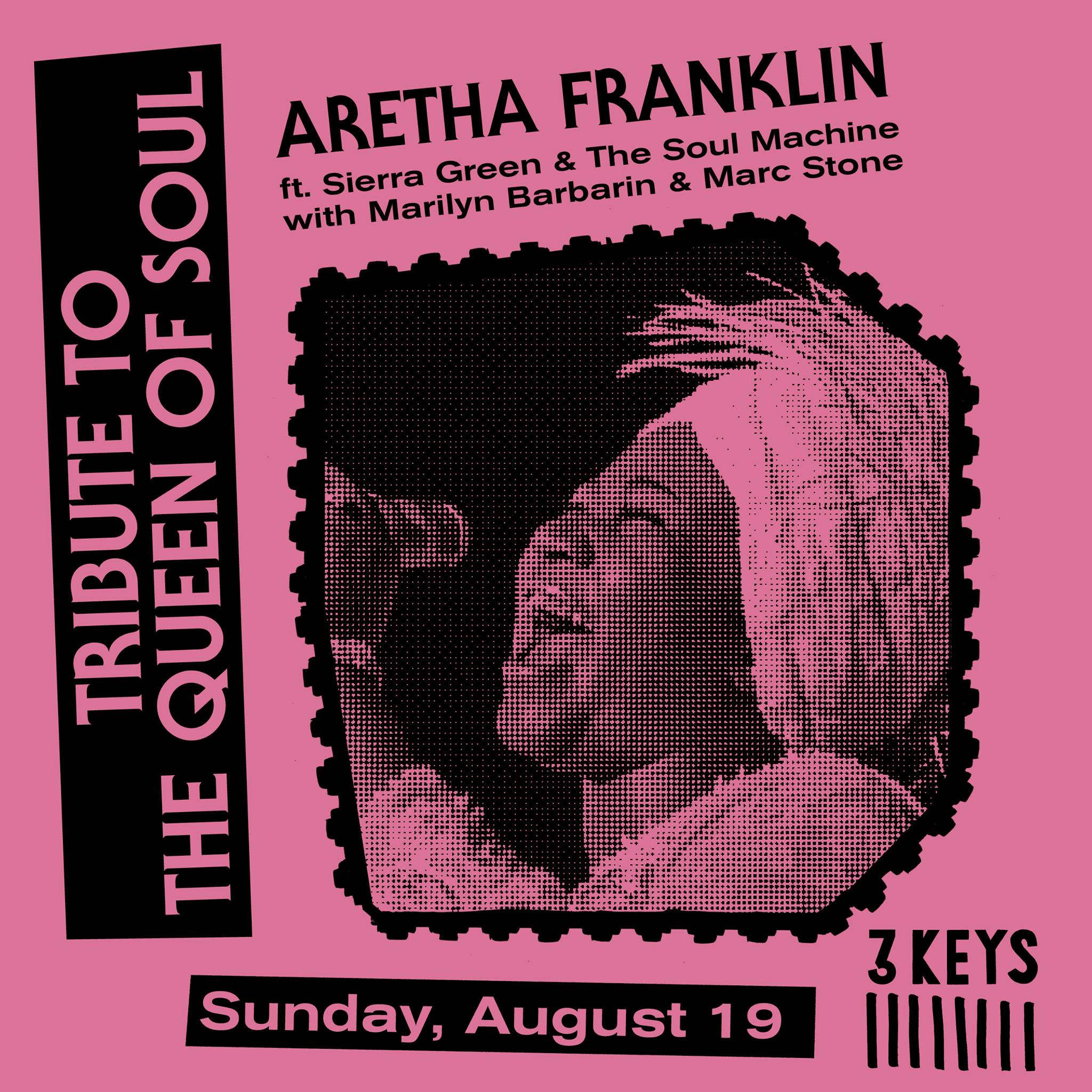 Aretha Franklin tribute flier