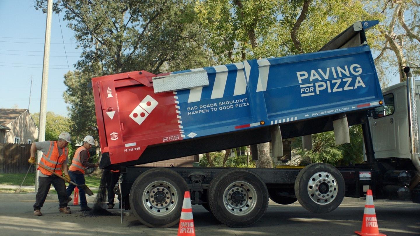 Domino's Paving for Pizza
