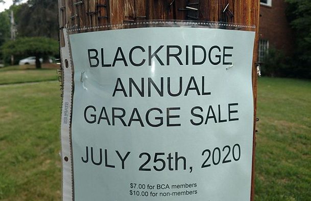 Blackridge neighborhood yard sale