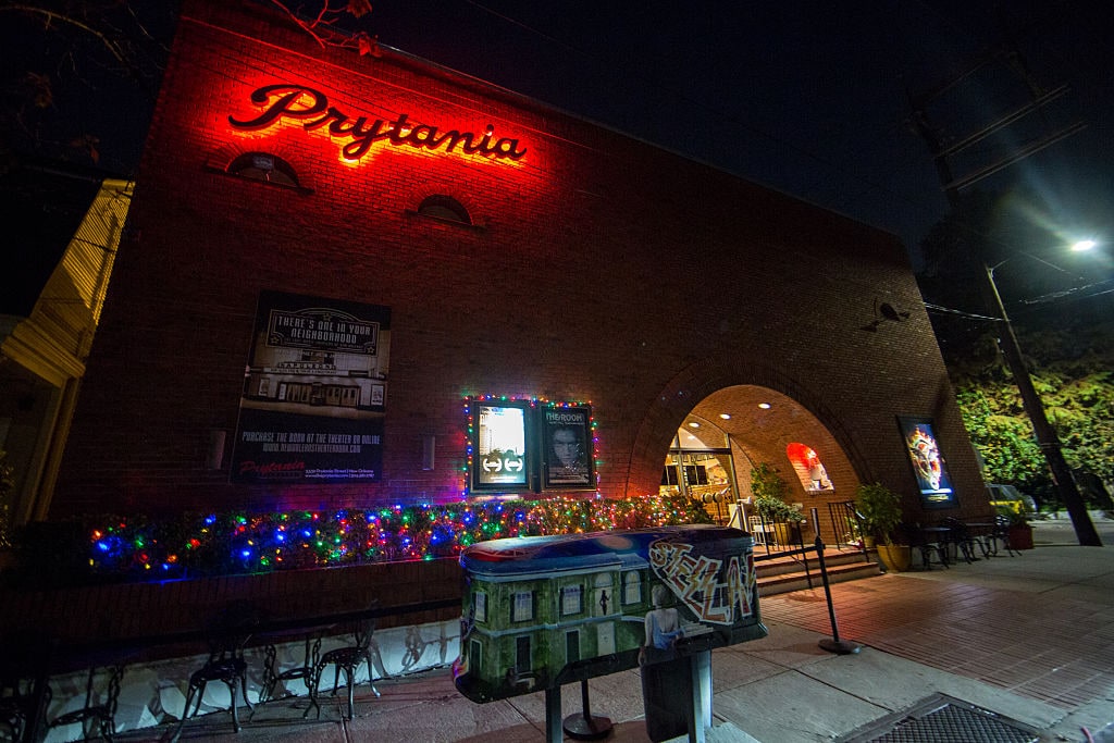 NEW ORLEANS, LA - DECEMBER 05:  Atmosphere outside of The Prytania Theatre at 'The Room' screening and Q&amp;A on December 5, 2014 in New Orleans, Louisiana.  (Photo by Josh Brasted/Getty Images)