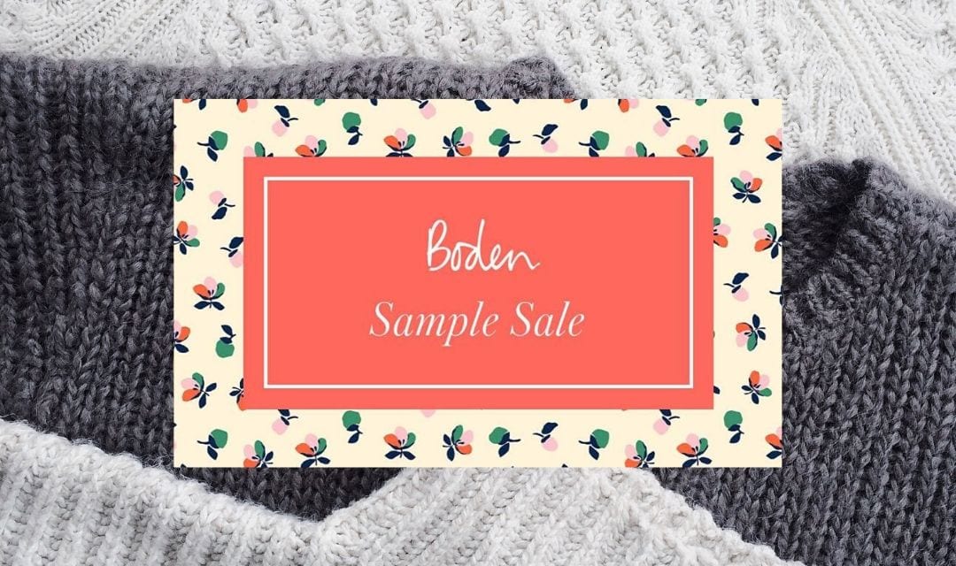 Pittsburgh Boden Sample Sale