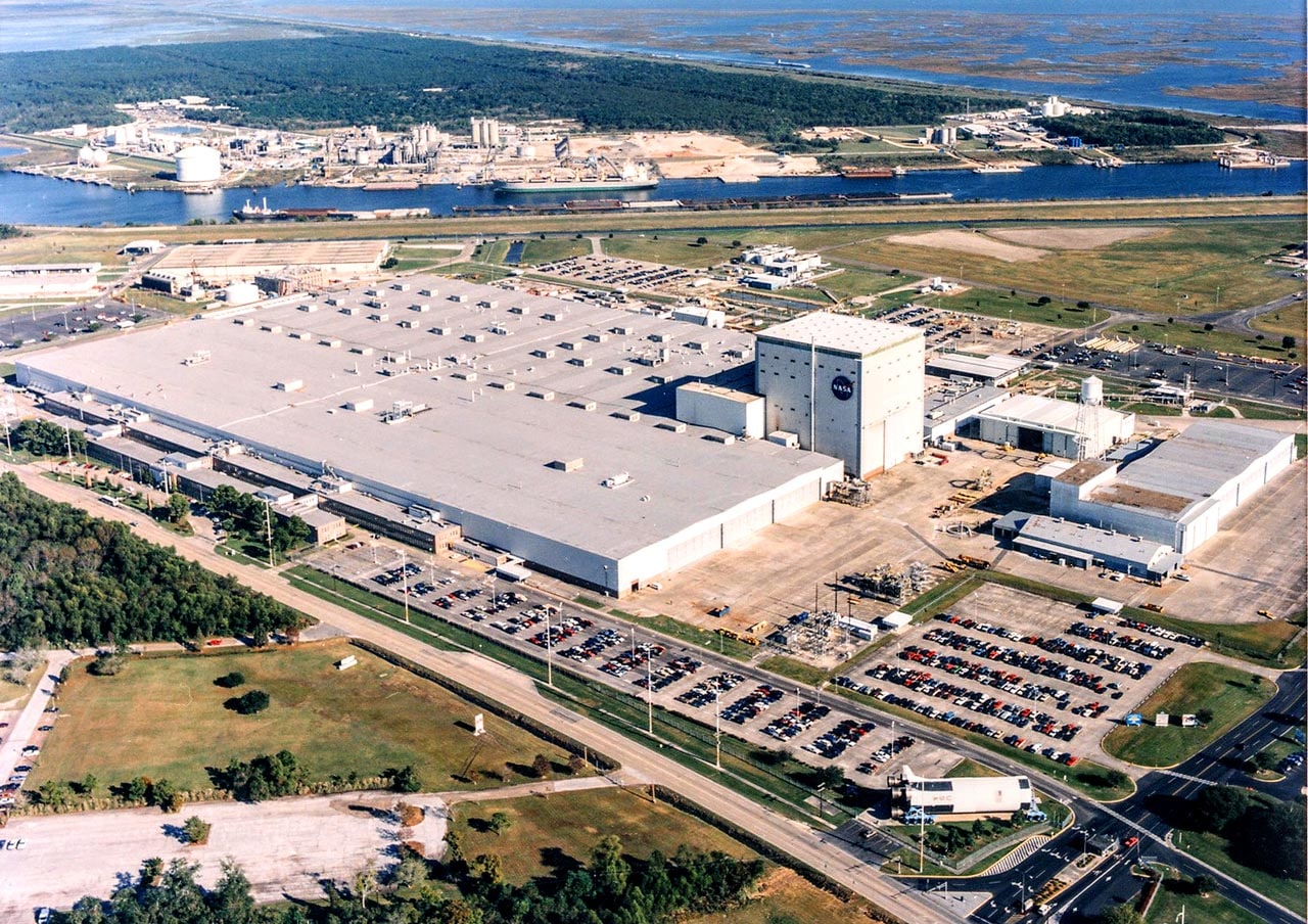 The Michoud Assembly Facility in 1990. Photo courtesy of Wikipedia.