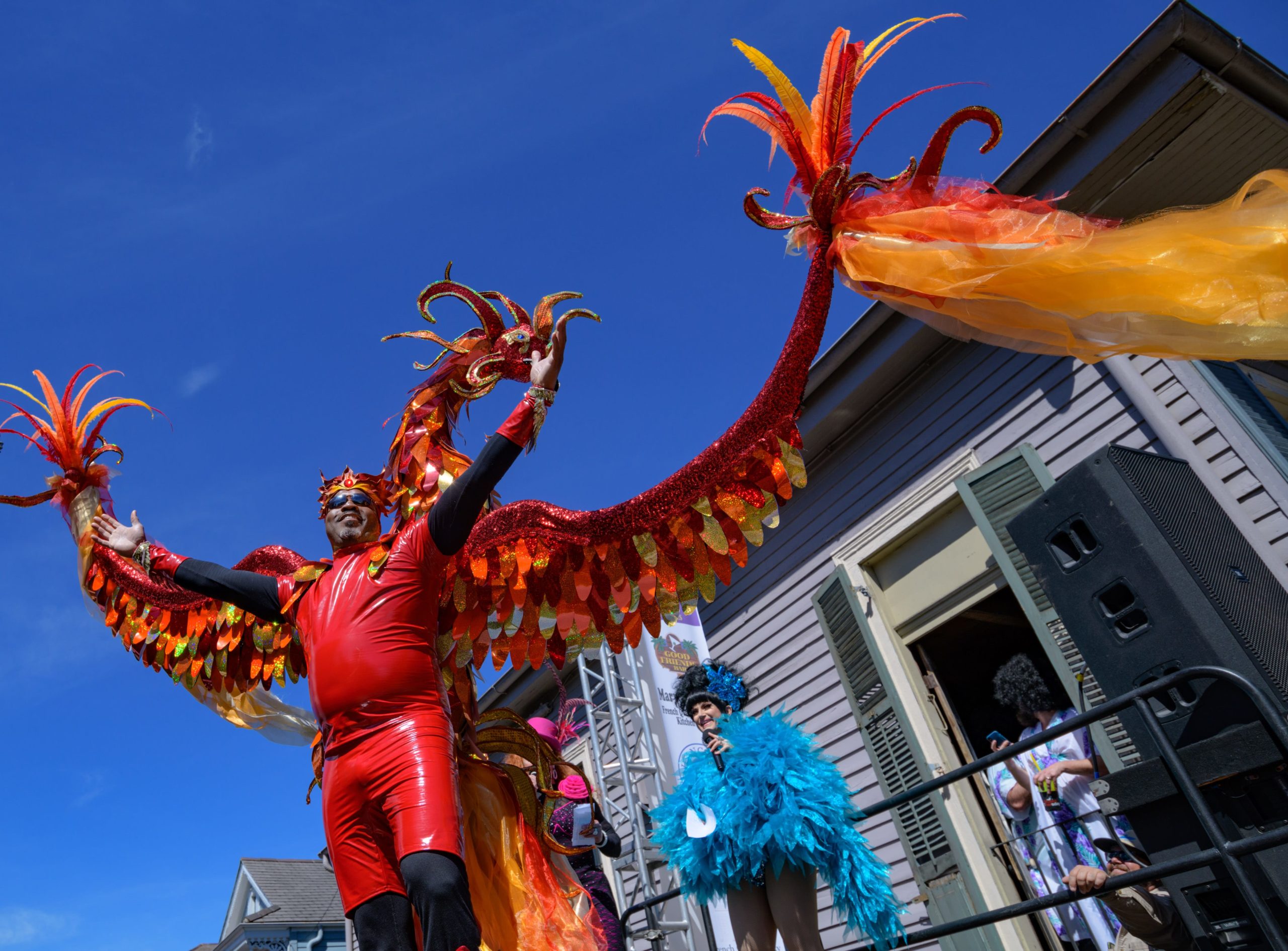 Contestants take part in the Bourbon Street Awards in New Orleans, La., March 5, 2019. Participants compete in the following categories: Best Drag, Best Leather, Best Group and Best of Show. Photo by Matthew Hinton