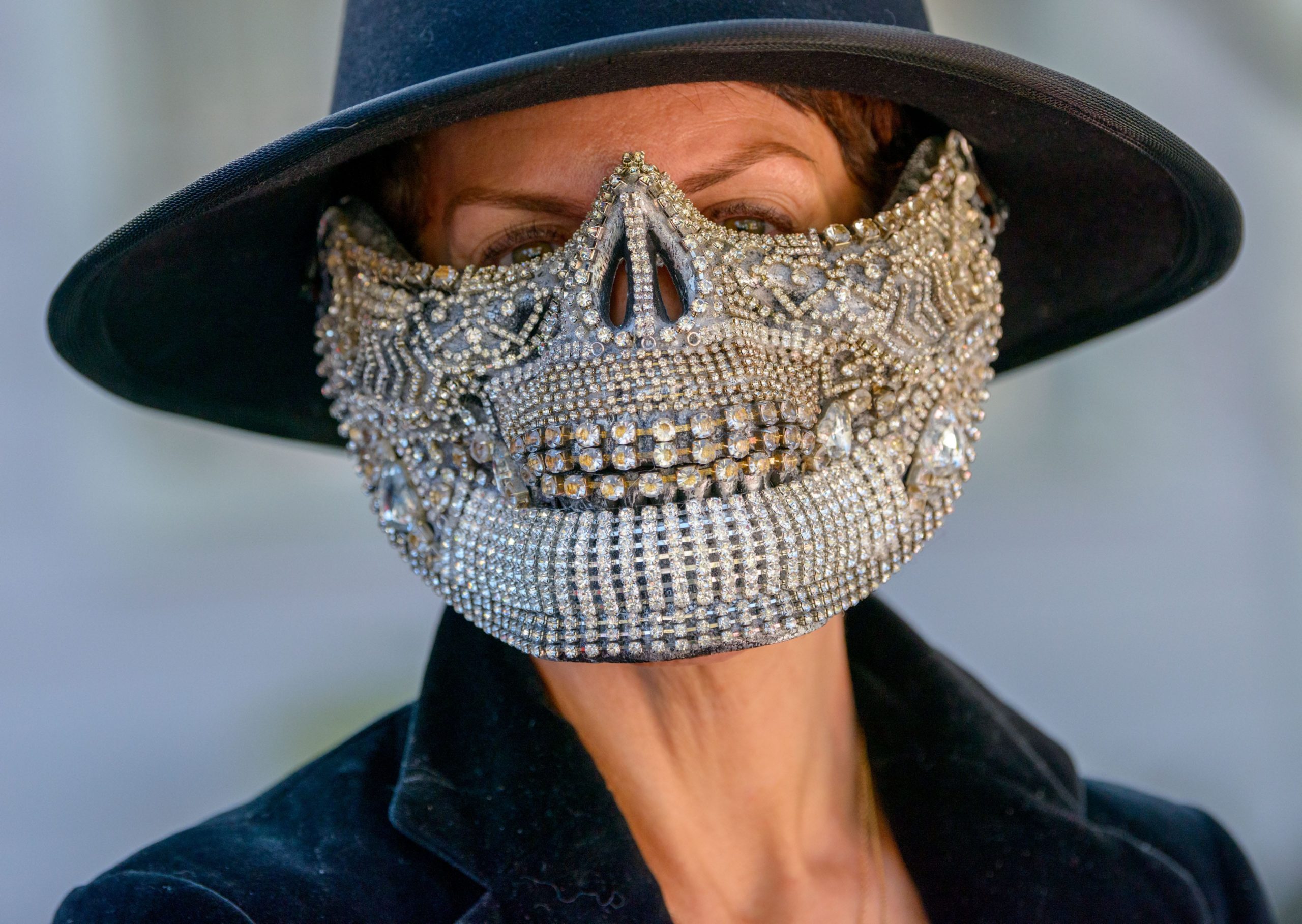 The Krewe of Saint Anne also know as the Society of Saint Anne parades through the Marigny and Bywater  Mardi Gras morning in New Orleans, La., March 5, 2019. The walking group is celebrating its 50th anniversary from its founding in 1969. Photo by Matthew Hinton