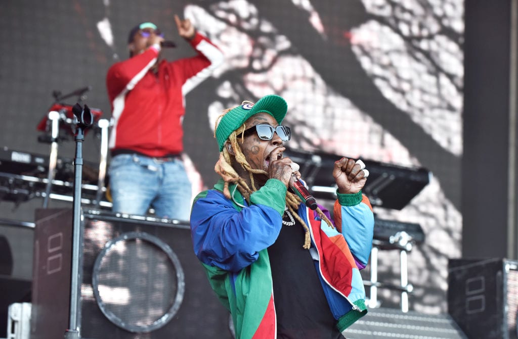 SAN FRANCISCO, CALIFORNIA - AUGUST 09: Lil Wayne performs during the 2019 Outside Lands music festival at Golden Gate Park on August 9, 2019 in San Francisco, California. (Photo by Tim Mosenfelder/Getty Images)