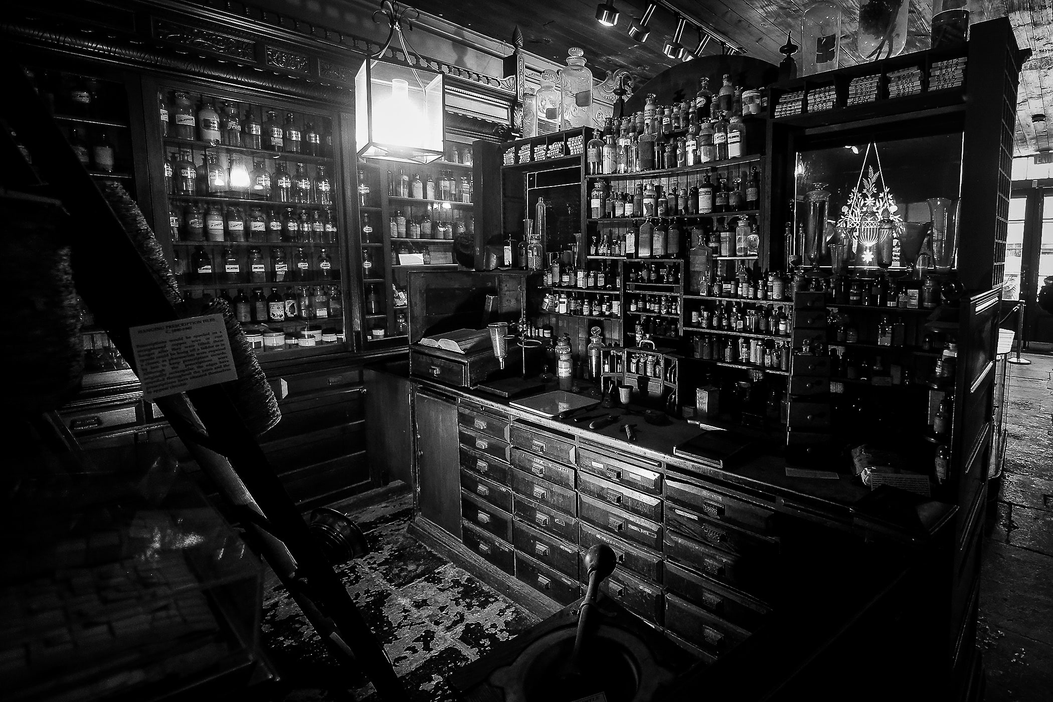 Dr. Dupas has been seen wandering through the museum, rearranging locked displays, throwing books and opening cabinets. (Photo by Michael DeMocker)