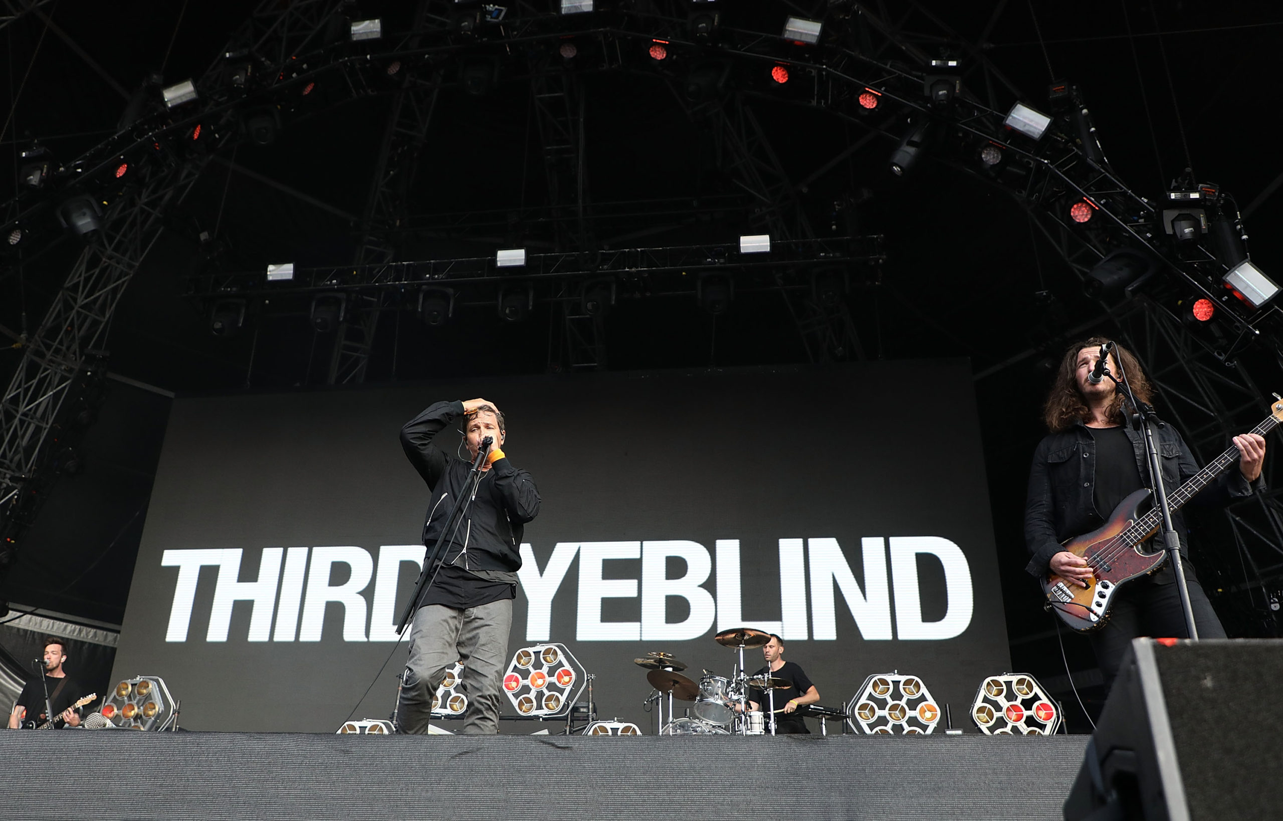 NEW YORK, NY - JUNE 03:  Stephan Jenkins of Third Eye Blind performs onstage during Day 3 of the 2018 Governors Ball Music Festival at Randall's Island on June 3, 2018 in New York City.  (Photo by Taylor Hill/Getty Images for Governors Ball)