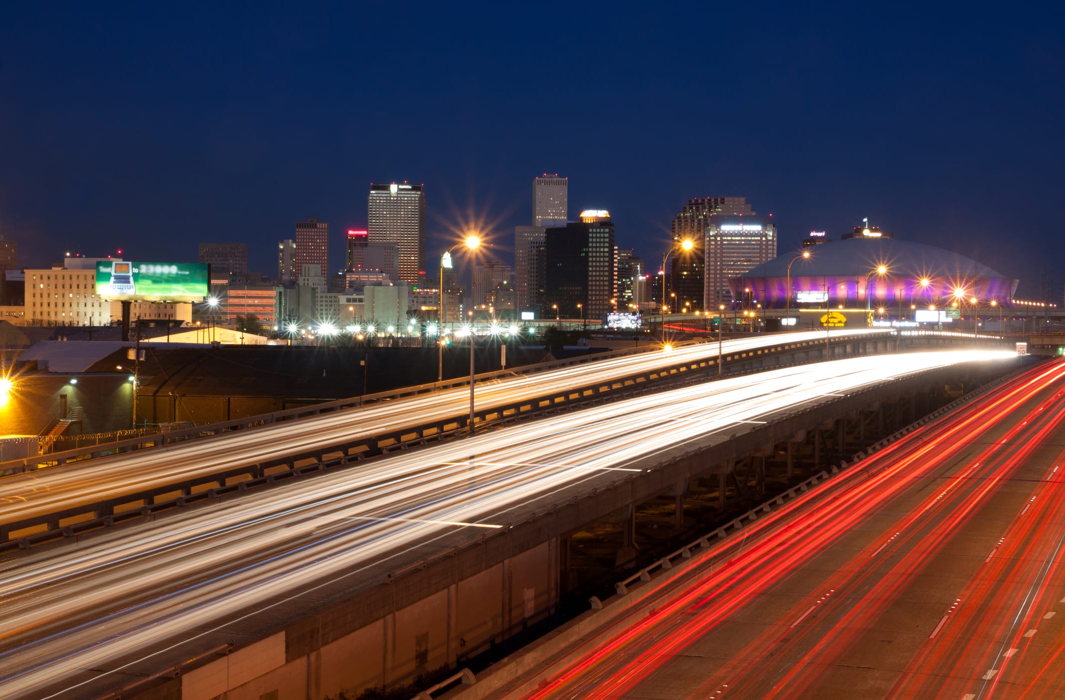 New Orleans, Louisiana Downtown Skyline