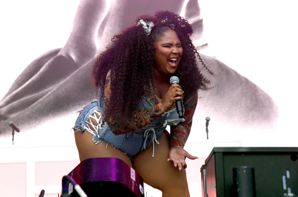 PHILADELPHIA, PENNSYLVANIA - SEPTEMBER 01: Lizzo performs onstage during Made In America - Day 2 at Benjamin Franklin Parkway on September 01, 2019 in Philadelphia, Pennsylvania. (Photo by Kevin Mazur/Getty Images for Roc Nation)